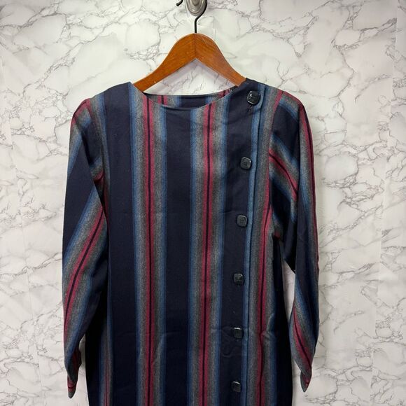 Vintage Studio Design Wool Dress sz 10 # G802 - Picture 3 of 6